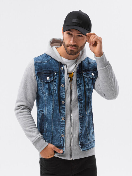 

Джинсовая куртка regular fit Ombre, синий
