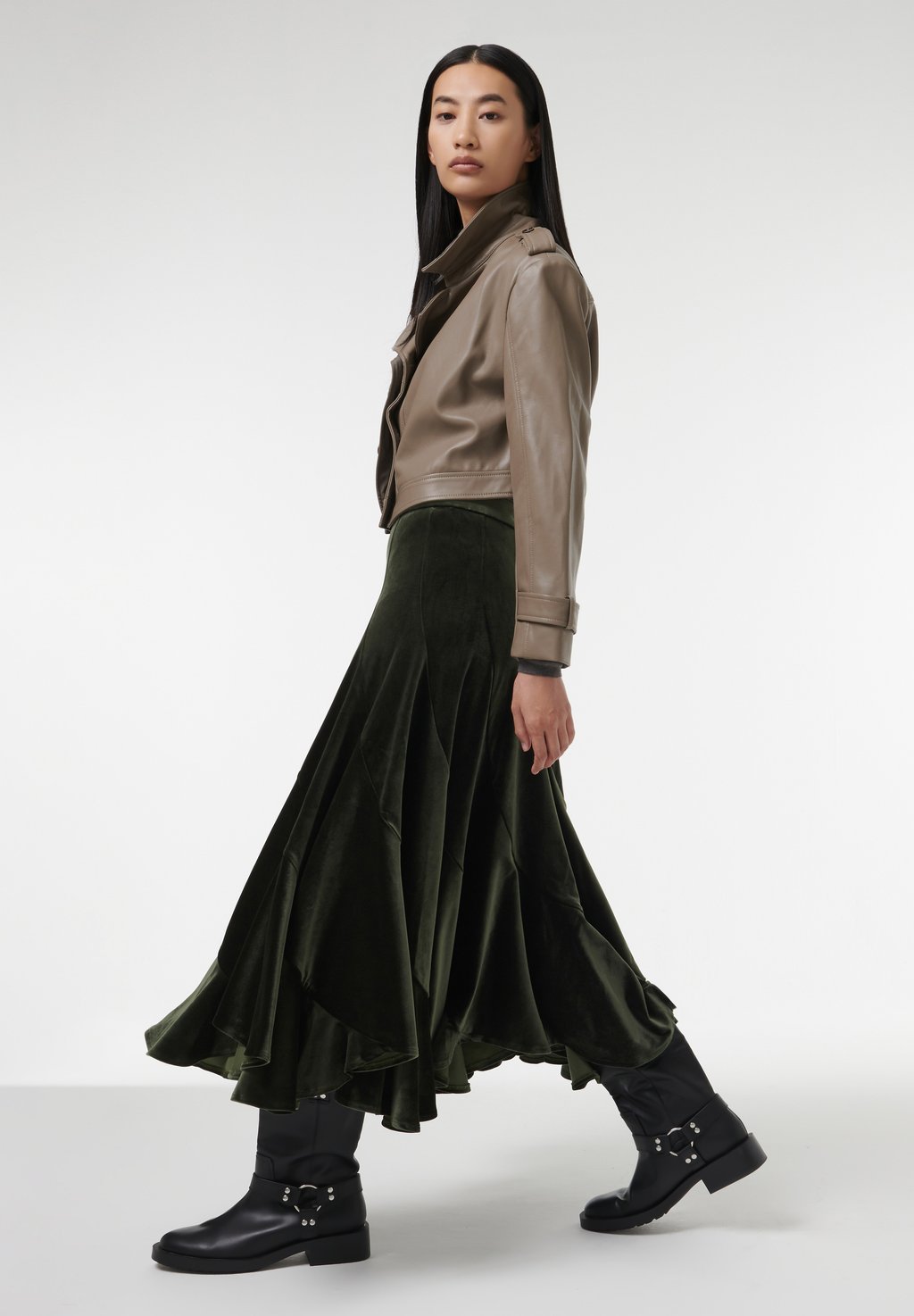 

Куртка из искусственной кожи CROPPED BIKER Leem, бежевый