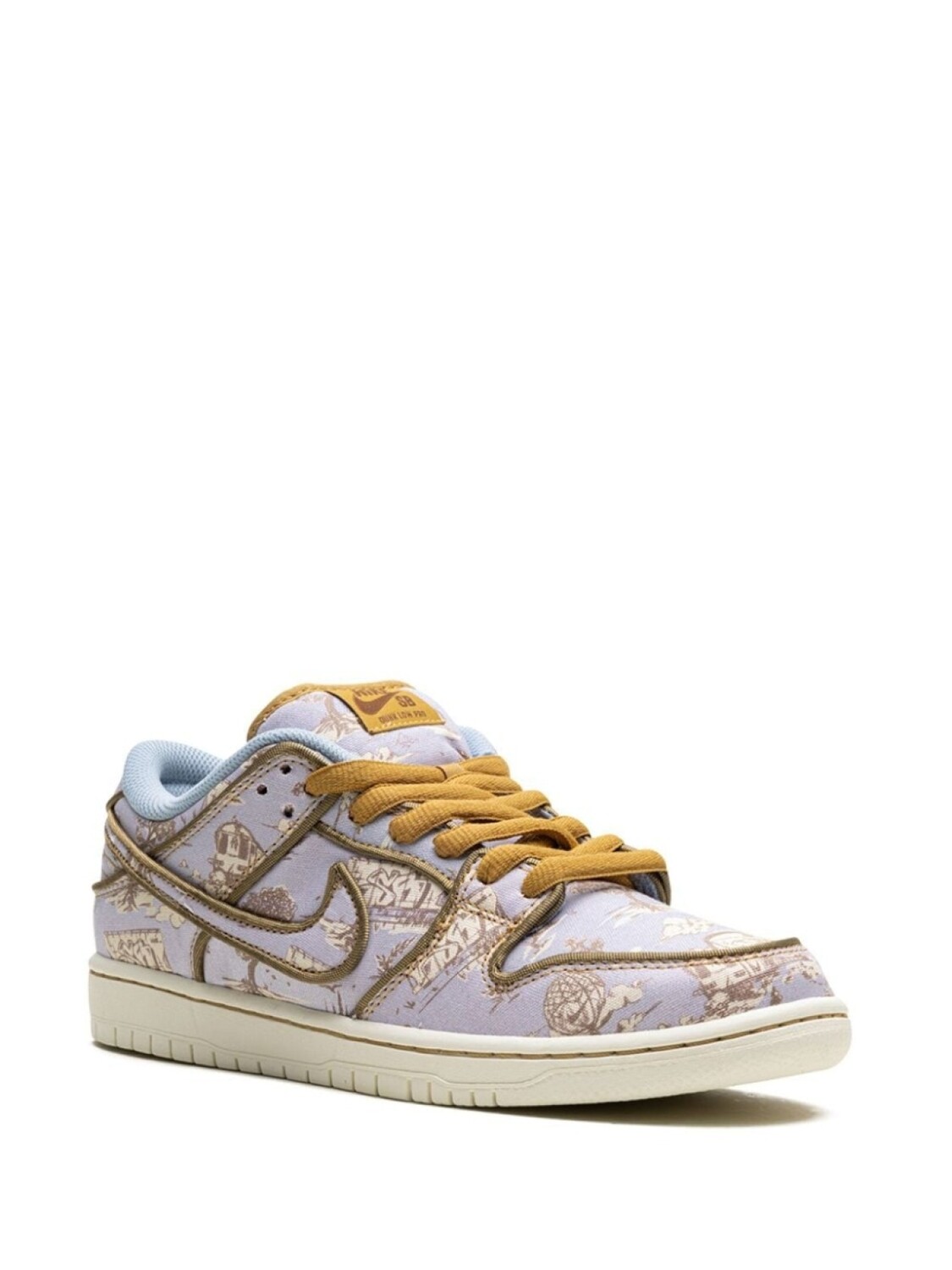 

Кроссовки с принтом SB Dunk Pastoral Nike, фиолетовый