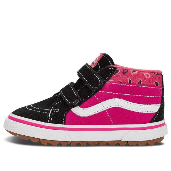 

Кроссовки paisley sk8-mid reissue mte-1 'pink black' Vans, черный