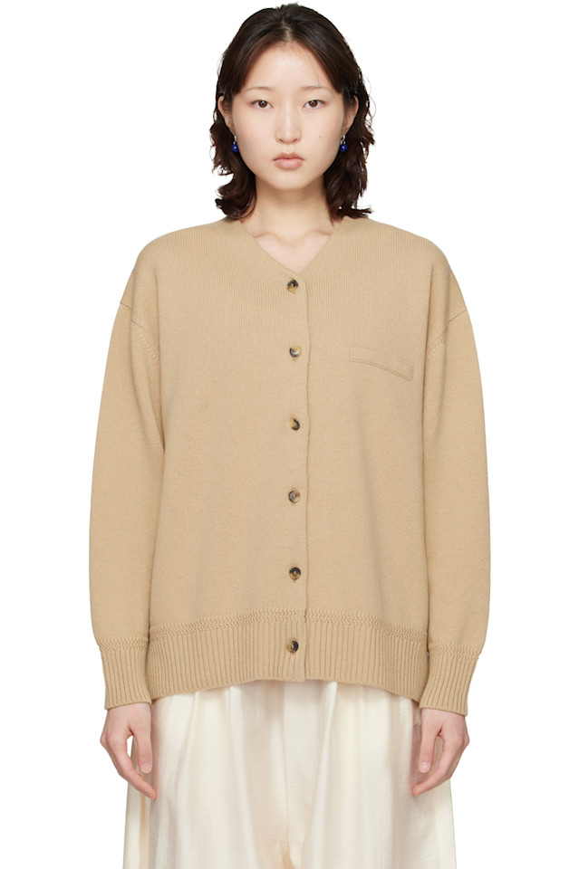 

Кардиган из мериносовой шерсти Cordera, бежевый