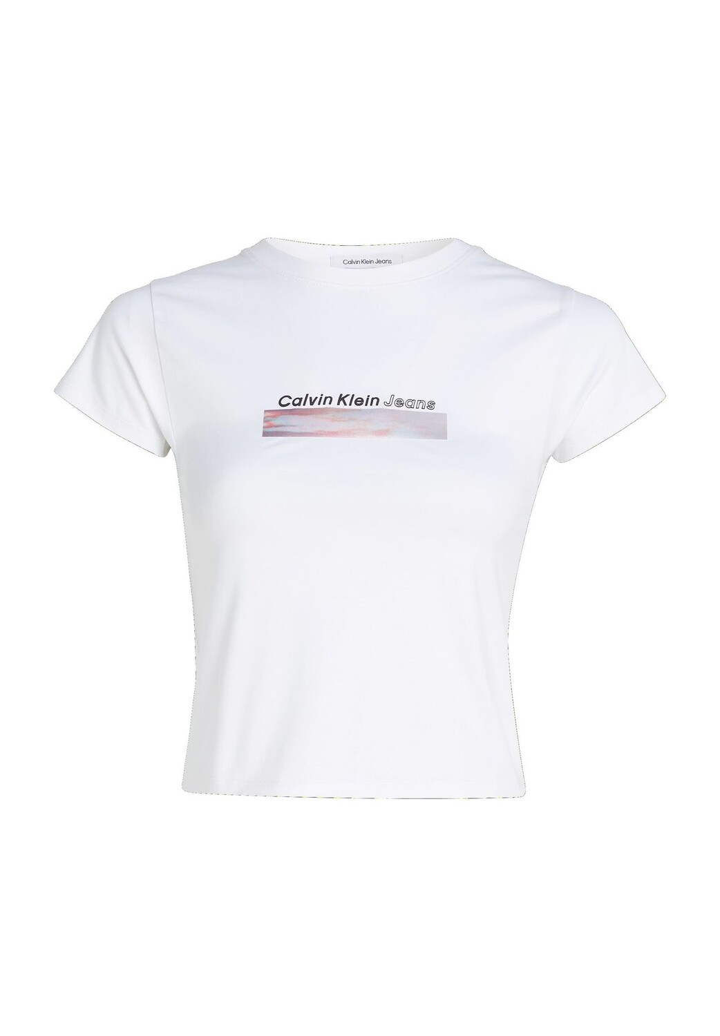 

Футболка с логотипом, женская Calvin Klein Jeans, цвет Yaf Bright White