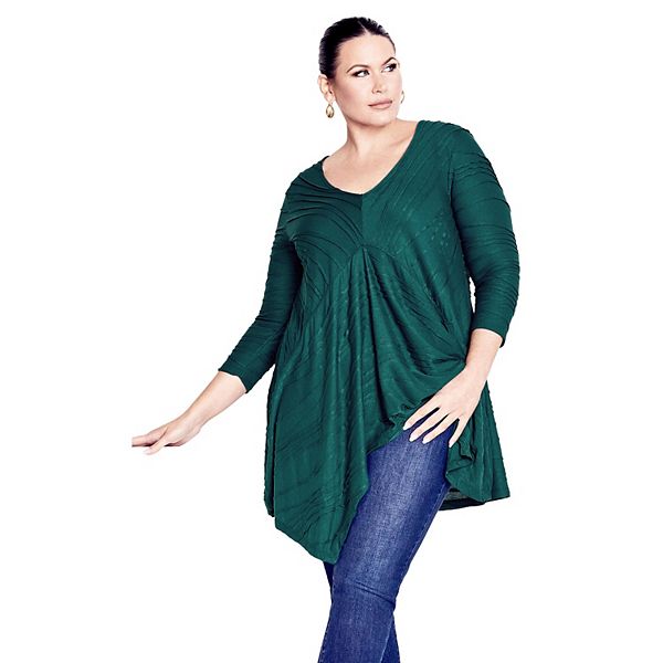 

Женская футболка Finley plus size Avenue, Teal