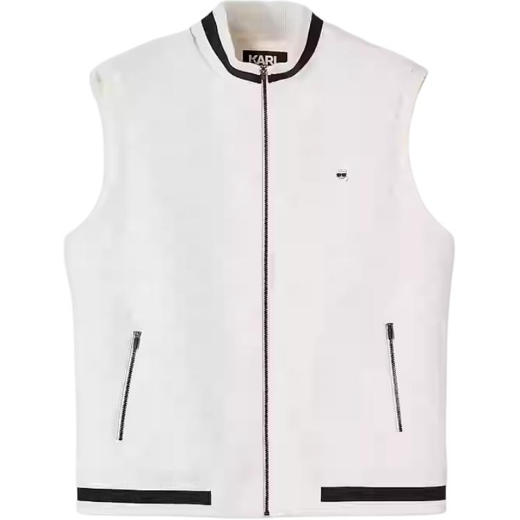 

KARL LAGERFELD / Karl Lagerfeld Jeans Карл Лагерфельд Жилет Мужской Бежевый, Ecru