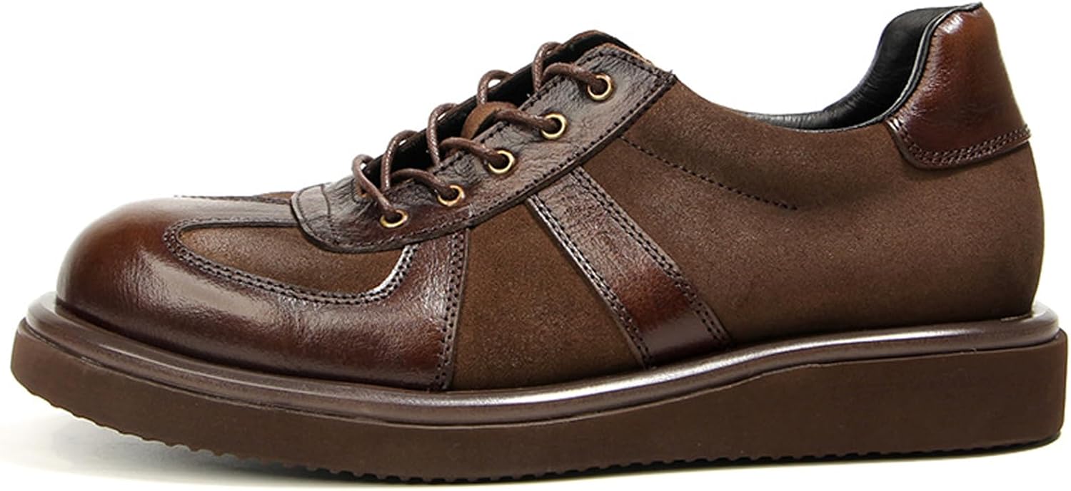 

Мужские кроссовки WinDhana - кроссовки из натуральной кожи, Модные кроссовки для мужчин, спортивная обувь 66-8, коричневый