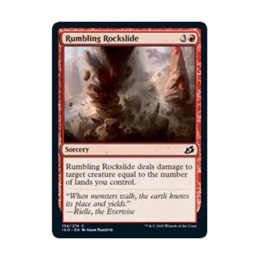 

CCG Грохочущий камнепад (клавиша C), MTG - Ikoria - Lair of Behemoths