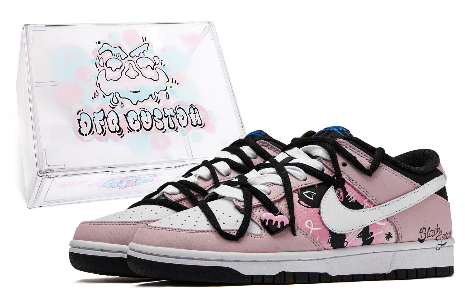 

Кроссовки Nike Dunk Skateboarding Shoes Men Low-top Pink/white, цвет Peach