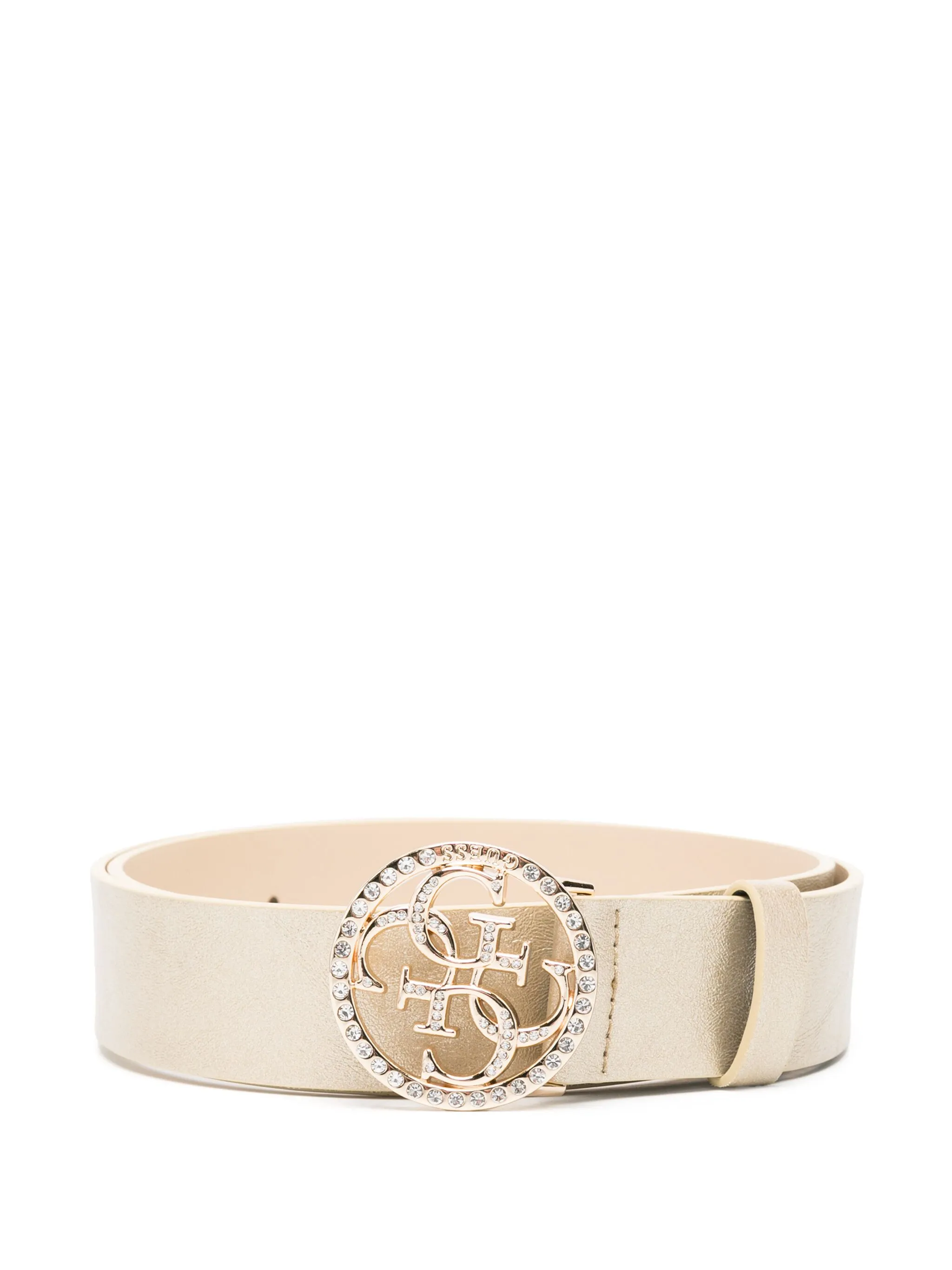 

Ремень с пряжкой-логотипом Guess Usa, золотистый