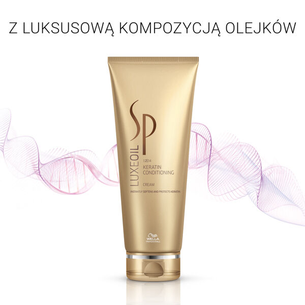 Кремовый кондиционер, защищающий кератин волос, 200 мл Wella Professional Sp luxe — фото 2