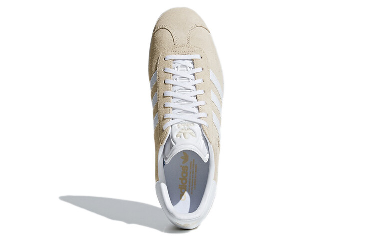 Кроссовки Adidas Originals Gazelle Series Skateboarding Unisex, белый/светло-серый — фото 3