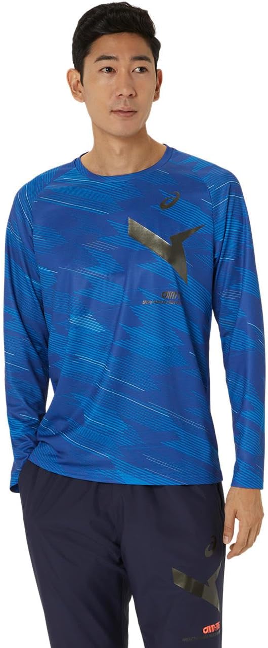 

Тренировочная футболка ASICS AIM-TRG Dry Graphic с длинными рукавами (2031E716) для взрослых (унисекс), синий
