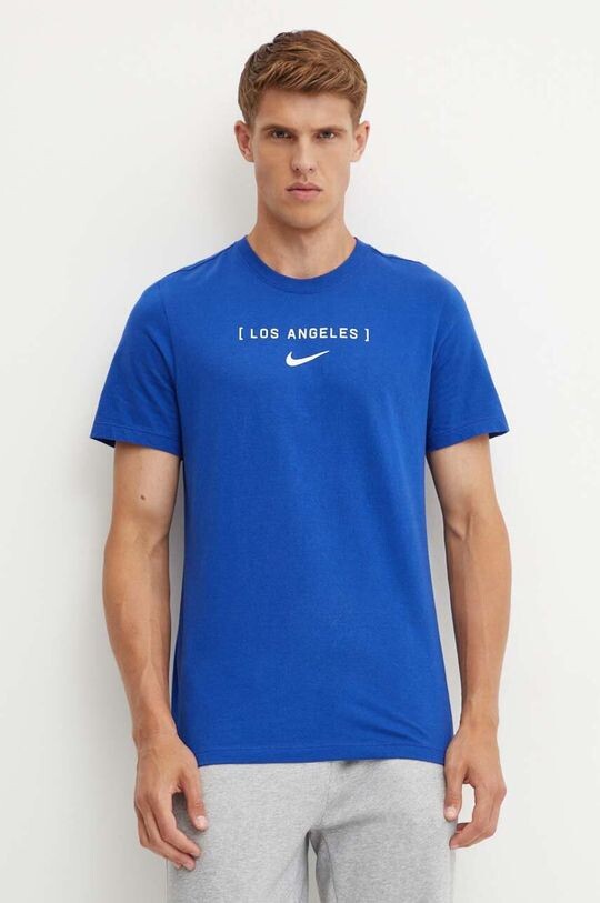 

Хлопковая футболка Los Angeles Dodgers Nike, синий