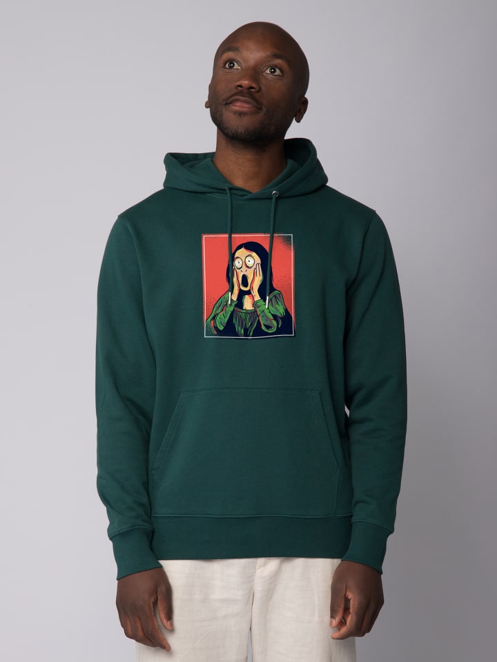 

Толстовка wat Apparel Sweatshirt Mona Lisa Scream, цвет Glazed Green