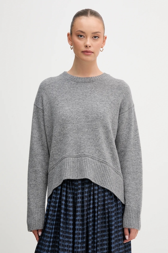 

Свитер из смесовой шерсти United Colors Of Benetton, серый