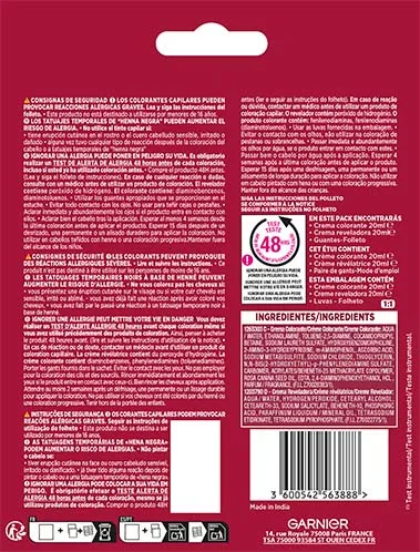 Шампунь для окрашивания без аммиака Color Shampoo Retouch Color Sensation, цвет castaño oscuro — фото 2