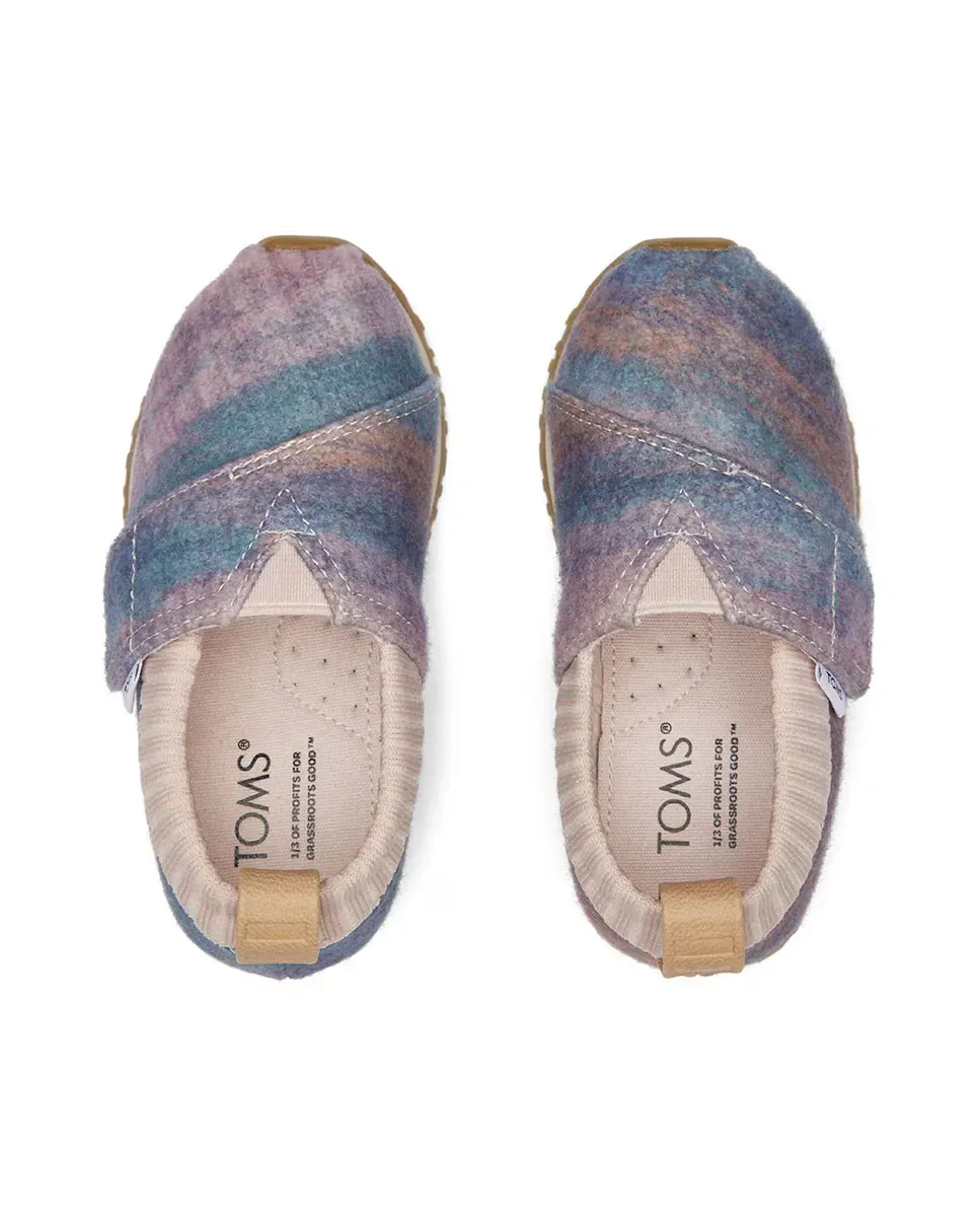 Детские ботиночки на липучке Toms, мультиколор — фото 3
