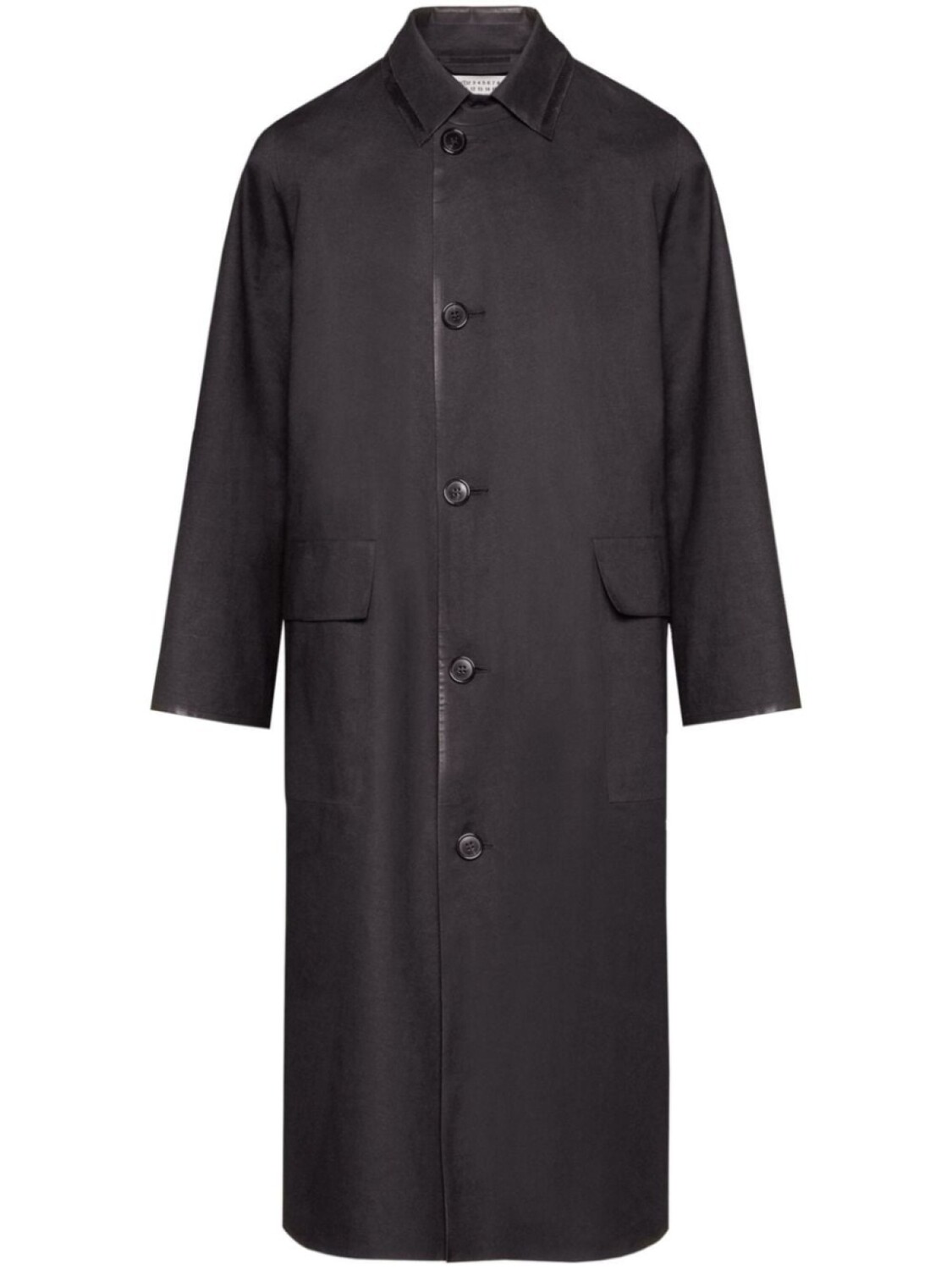 

Maison Margiela однобортное пальто, черный