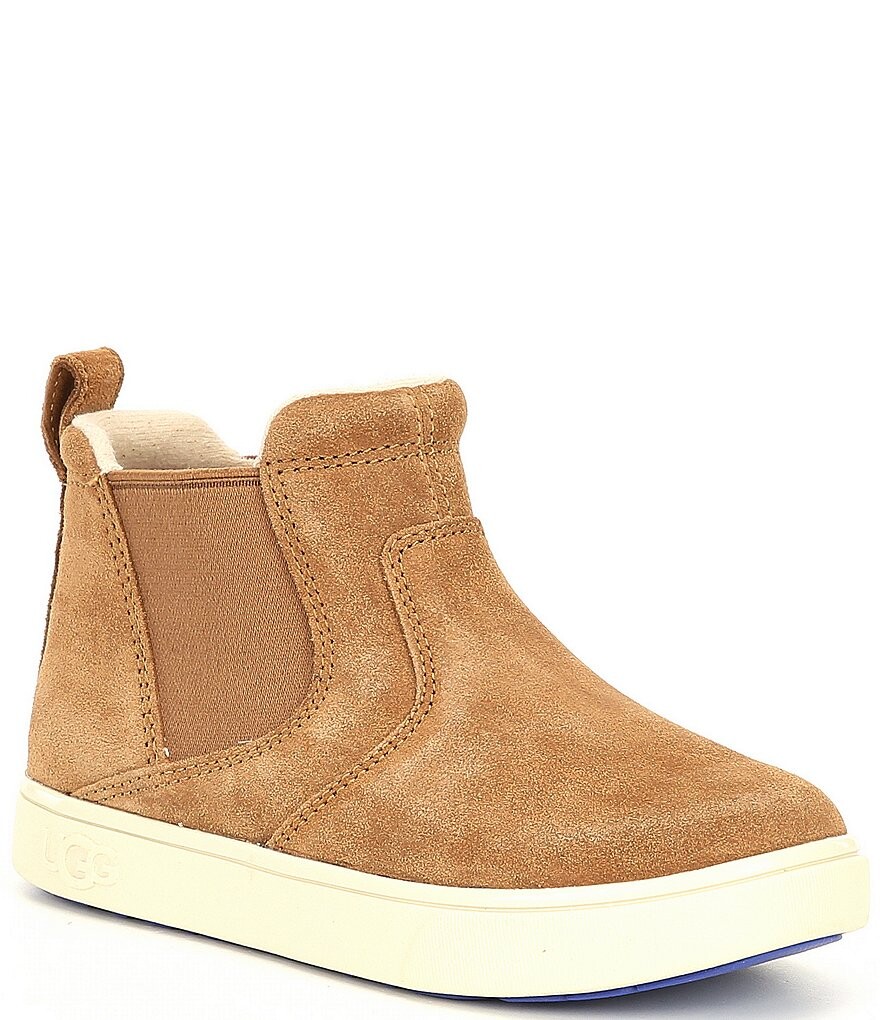 

Детские замшевые ботинки UGG Hamden II (для малышей), бежевый