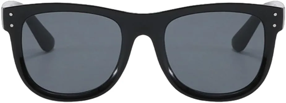 

Мужские солнцезащитные очки Retro Rivets с защитой от УФ-излучения UV400, модные двухцветные женские солнцезащитные очки, синие, один размер TYUVIVO, Blue Blue