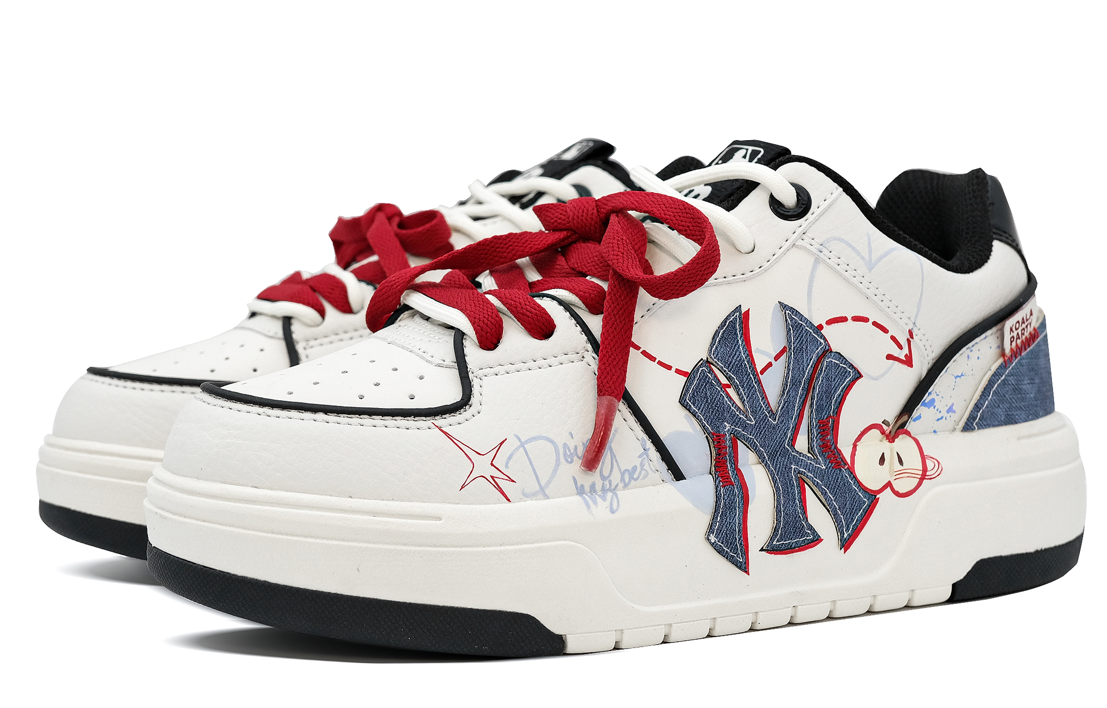 MLB Кроссовки для скейтбординга Chunky Liner Low top Unisex Blue White — фото 4