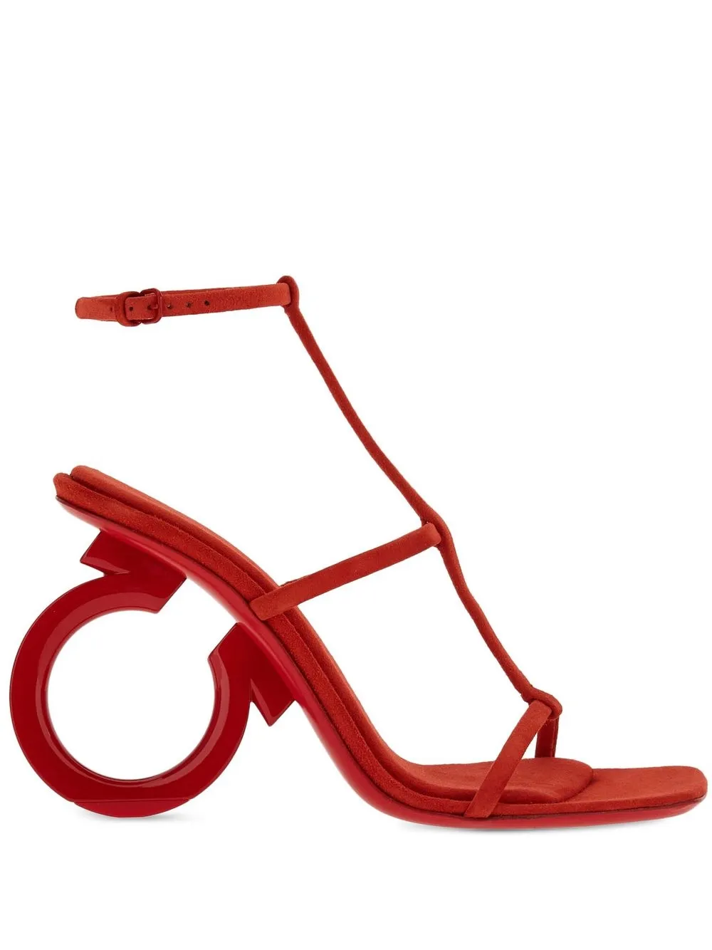 Босоножки Aglalia X5 Ferragamo, красный