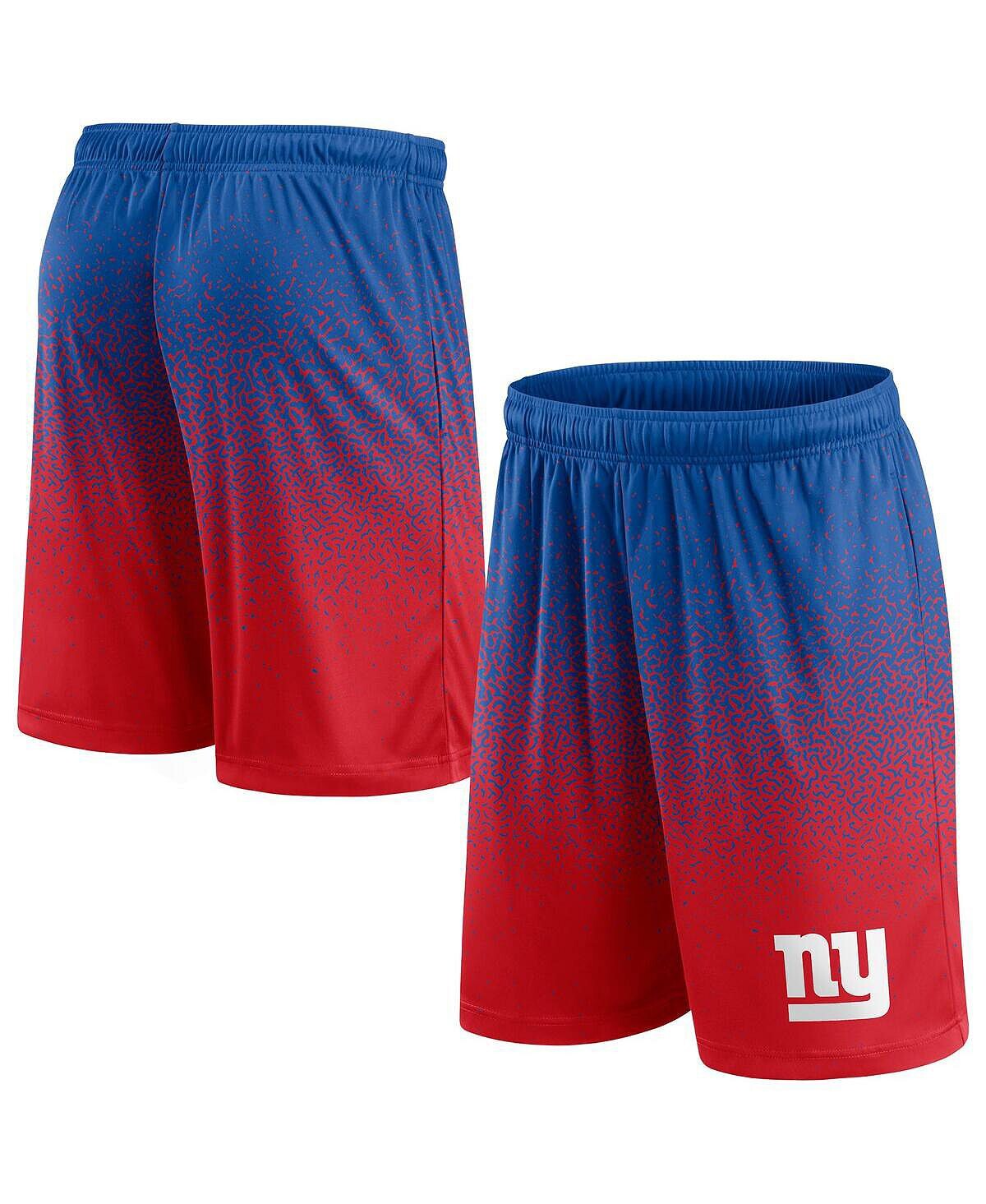 

Мужские фирменные красные шорты с эффектом омбре New York Giants Fanatics