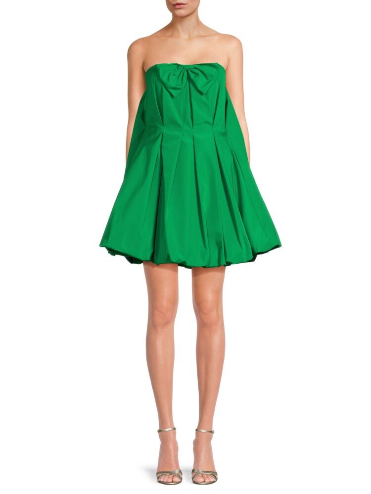 

Мини-платье со складками и бантом Jason Wu, цвет Kelly Green