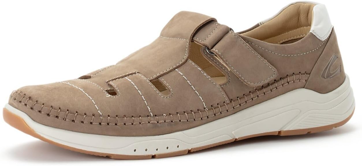 Мужские сандалии camel active из кожи, бежевый — фото 3