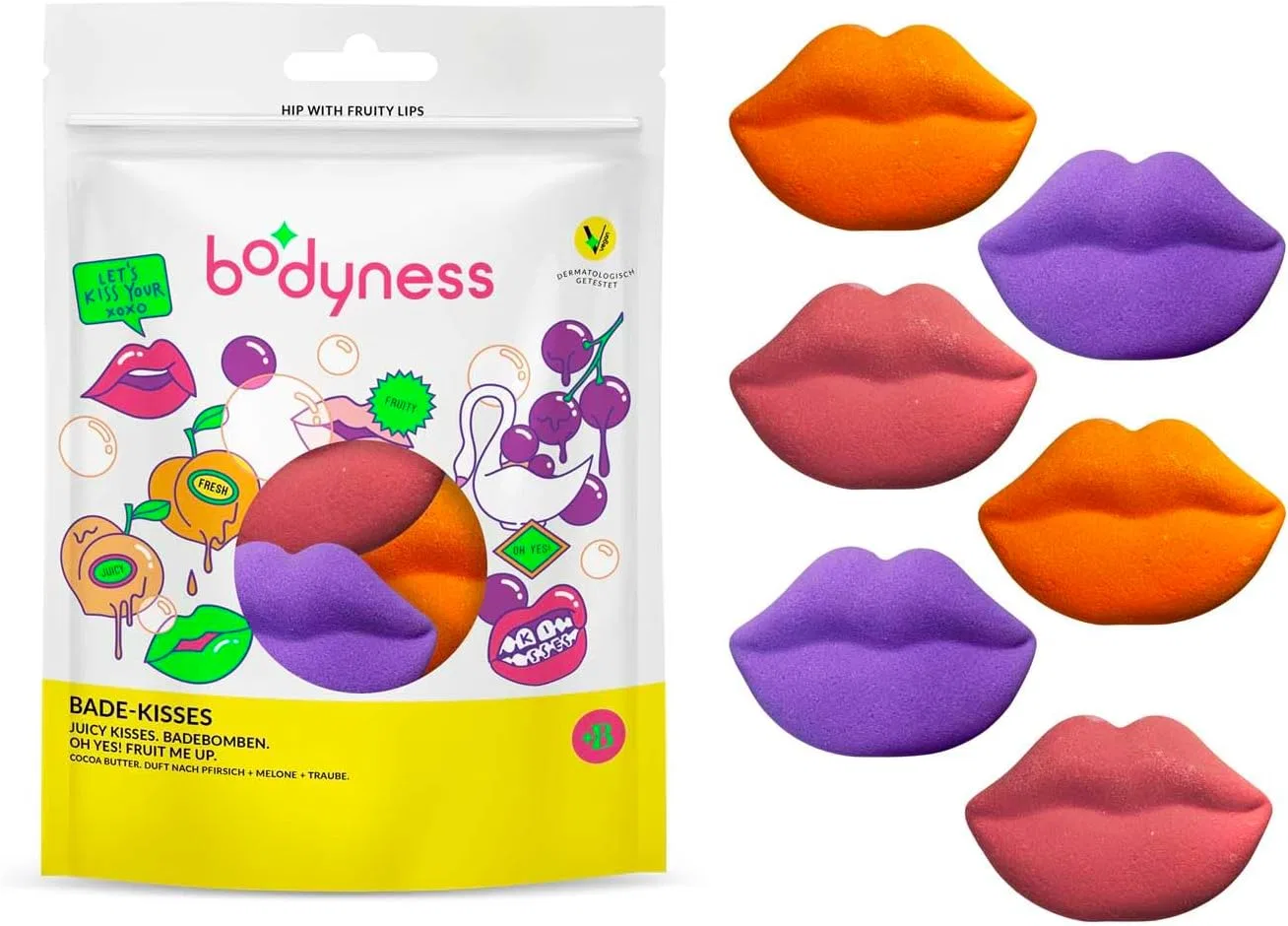 Набор бомбочек для ванны BODYNESS Juicy Kisses, 30 шт. Bodyness — фото 2