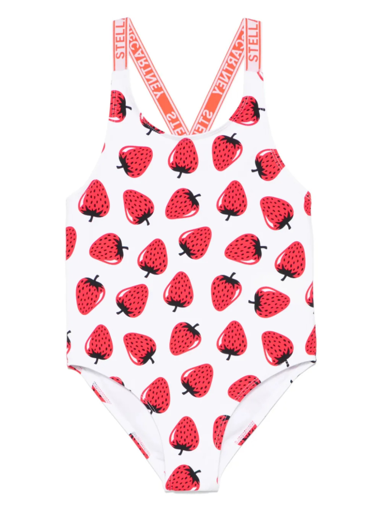 

Купальник с принтом Stella McCartney Kids, белый