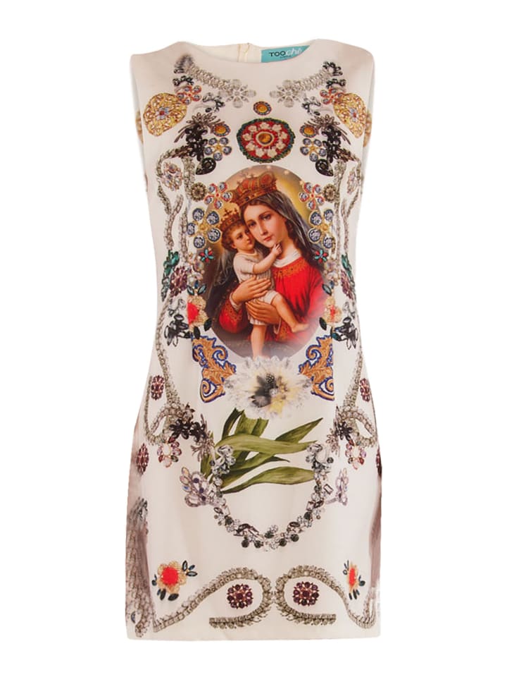 

TOOCHE Белое платье "Ла Мадонна"