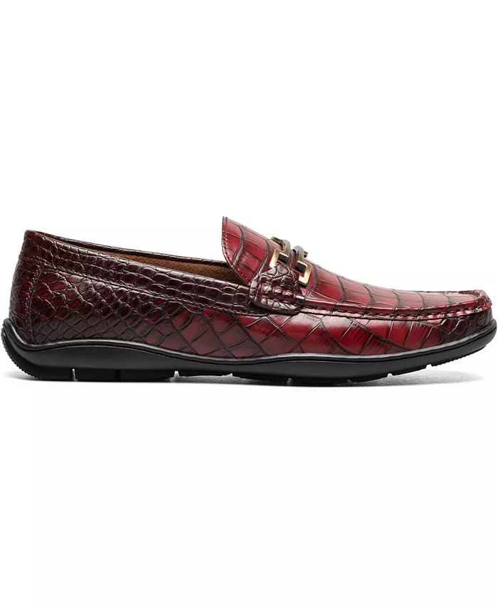 Мужские лоферы Embrey Moc Toe Bit Slip On Stacy Adams, фиолетовый — фото 3