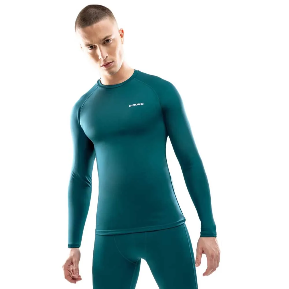 

Базовый слой Siroko Chasseral long sleeve, зеленый