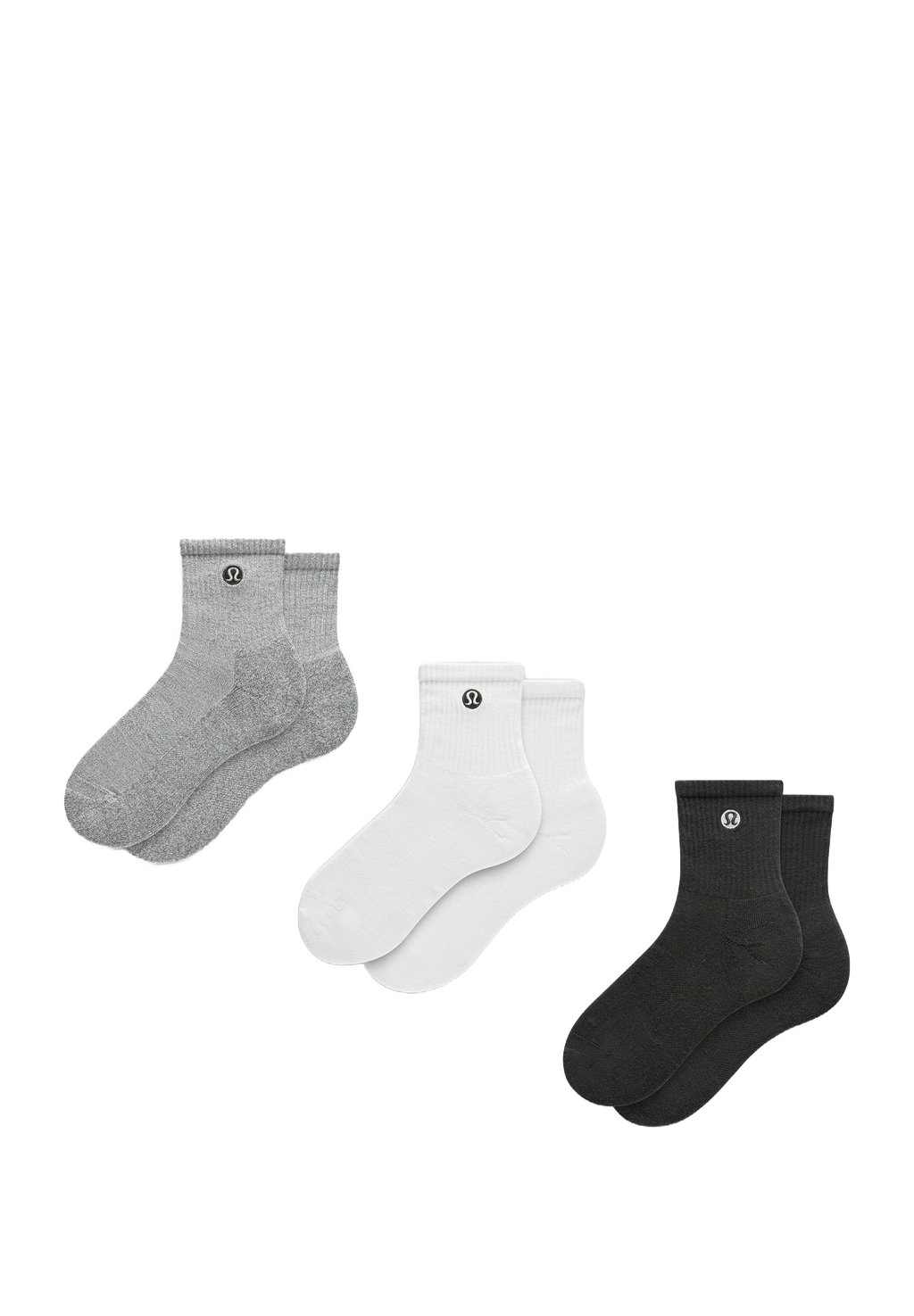 

Спортивные носки DAILY ESSENTIAL 3 PACK lululemon, белый