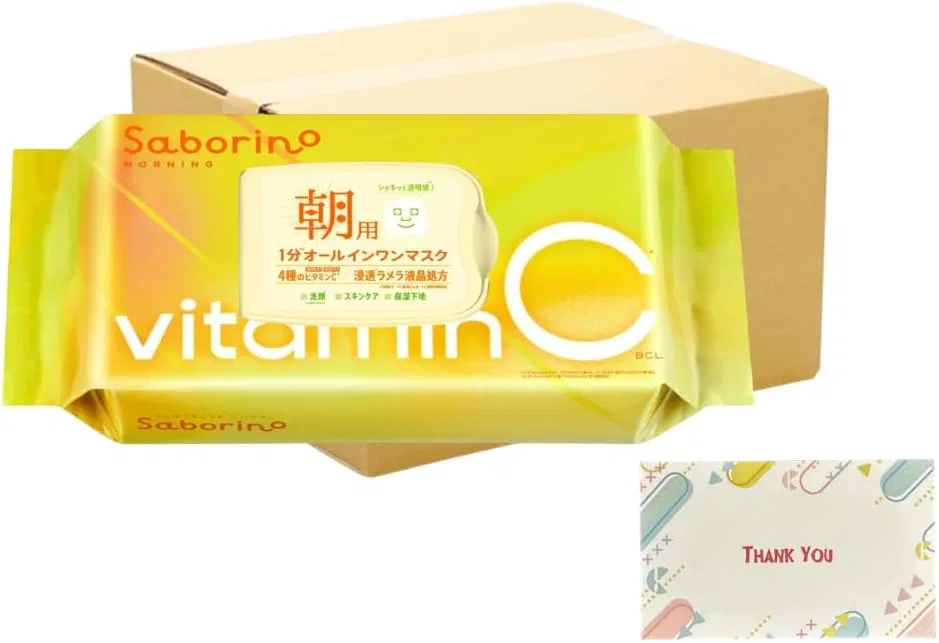 Маска для лица B CL Company Saborino Awake Sheet Vitamin C 30 шт, 24 набора
