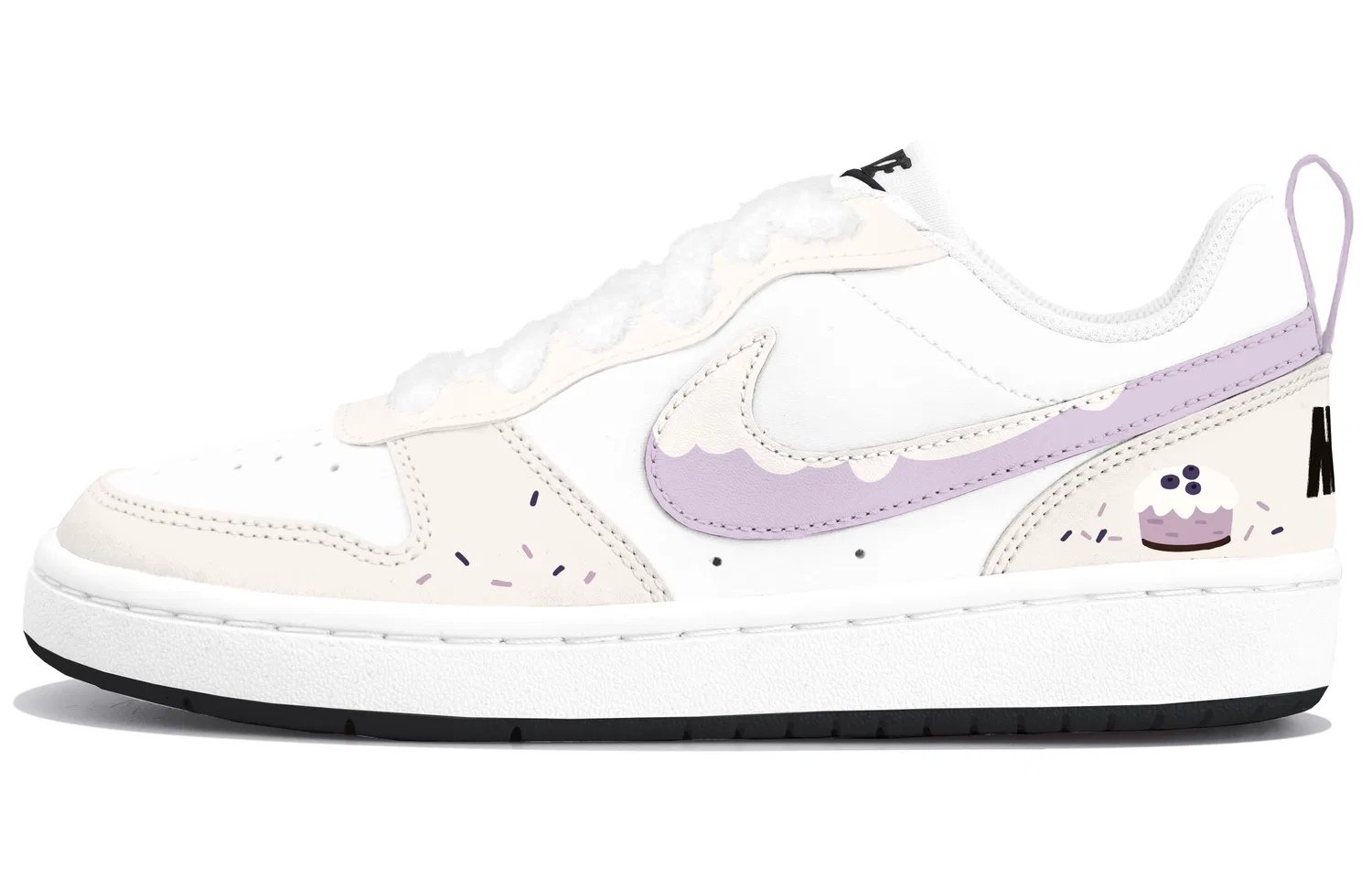 Кроссовки для скейтбординга Nike Court Borough Kids Beige