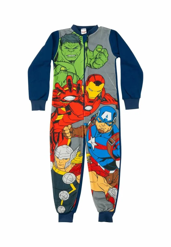 Комбинезон marvel the avengers, пижама, пижама schlafanzug langarm Avengers, Grau/Blau