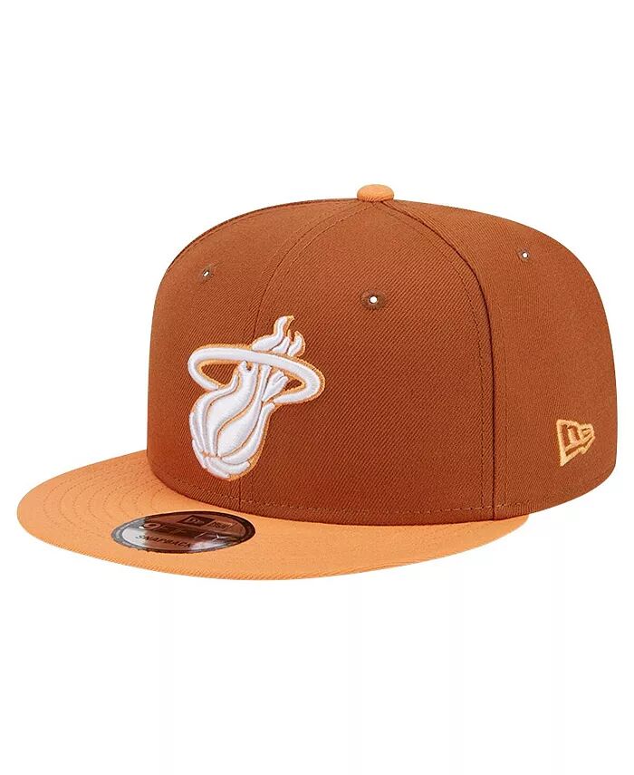 

Мужская коричнево-оранжевая бейсболка Miami Heat в двухцветном наборе 9FIFTY New Era