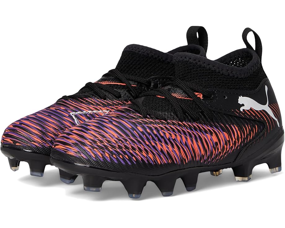 

Кроссовки PUMA Kids Future 8 Match Firm Ground/Artificial Ground, цвет PUMA Black/PUMA White/Glowing Red