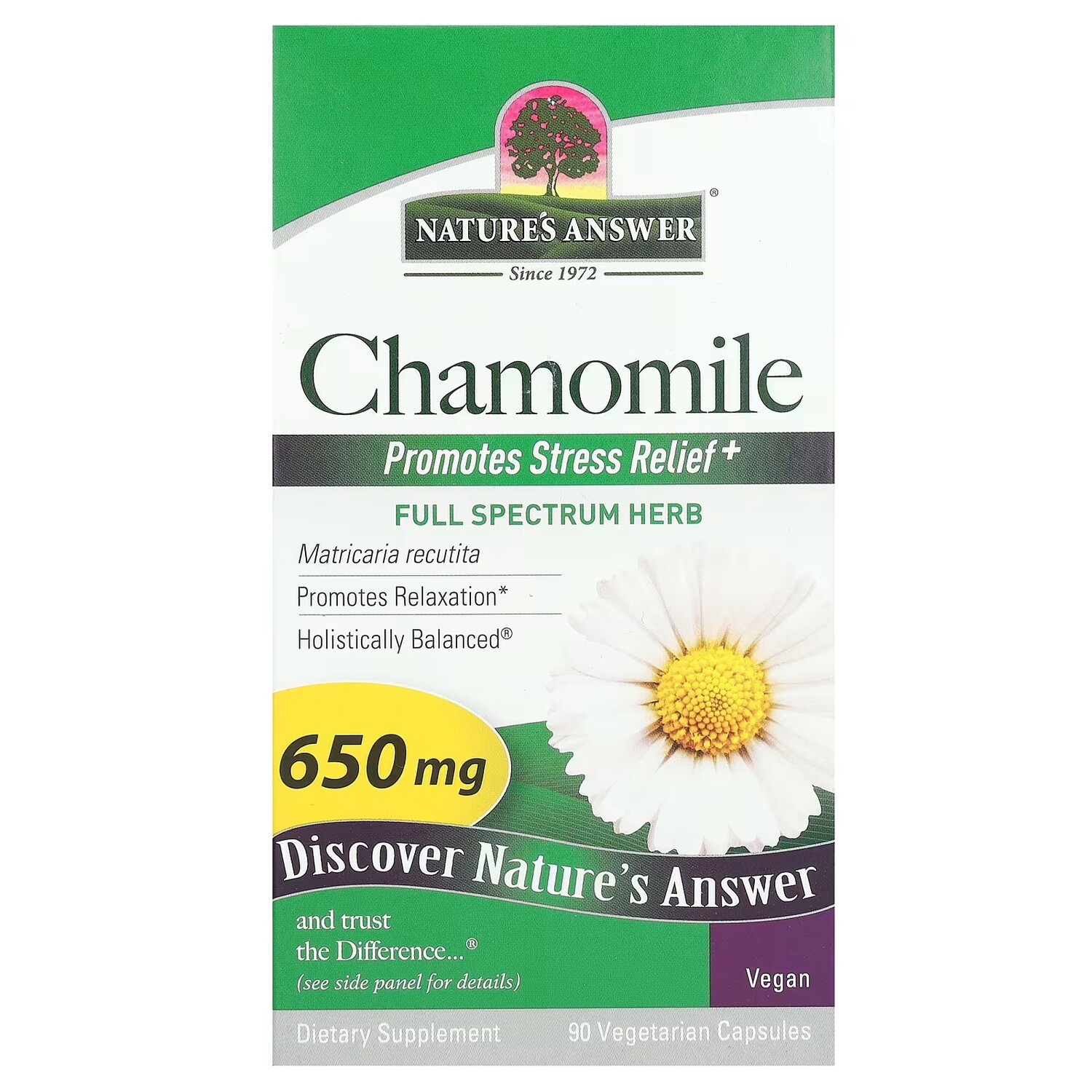 

Nature's Answer Ромашка, 90 капсул