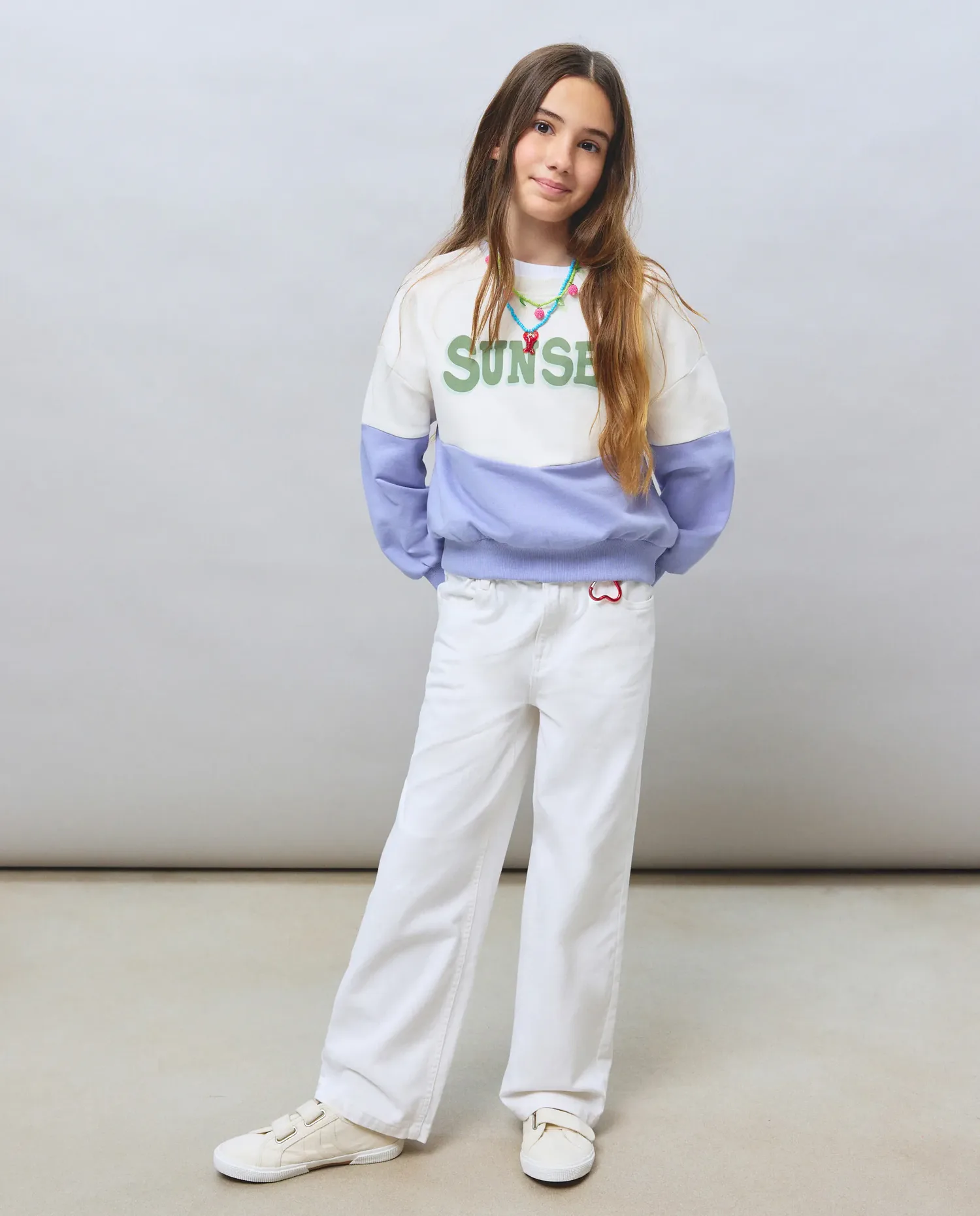 Детская толстовка с принтом в стиле color block и передним рисунком Kids El Corte Inglés, мультиколор