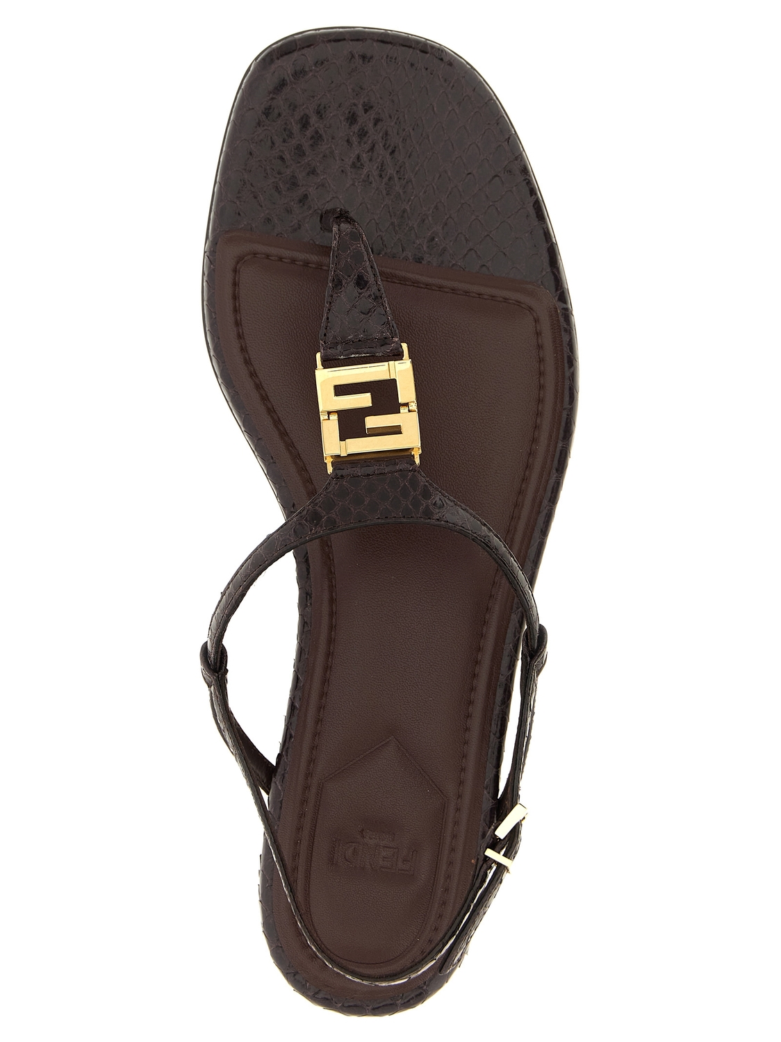 Босоножки 'Fendi FFold' FENDI, фиолетовый — фото 4
