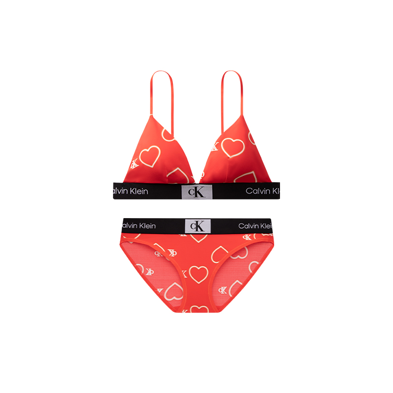 Комплект нижнего белья Women's Calvin Klein, h1r-черный heart — фото 3