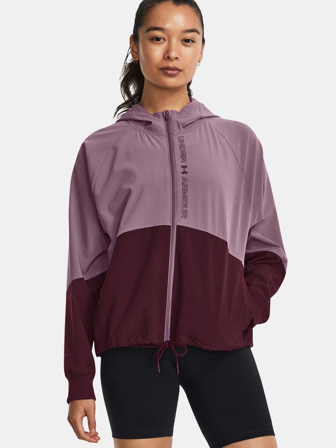 

Ветровка Under Armour Woven FZ, фиолетовый