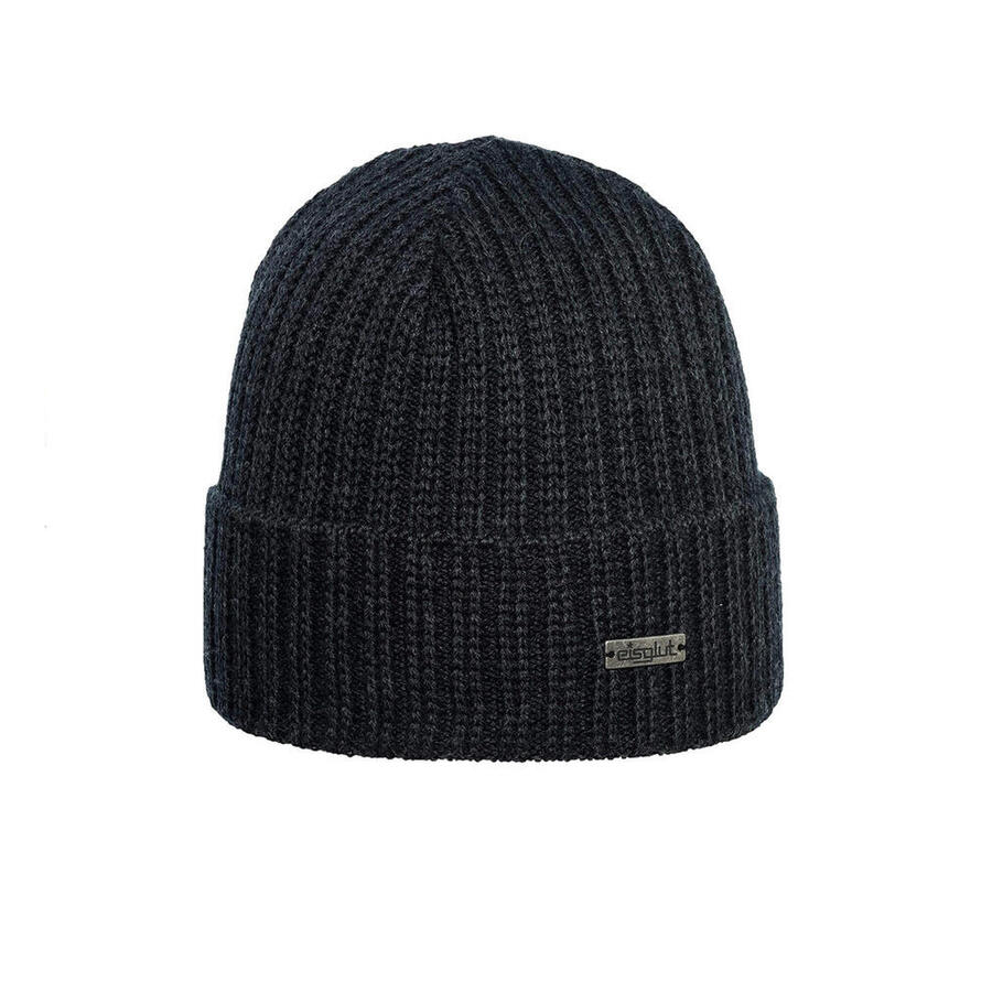 

EISGLUT Мужская зимняя шапка Jocheng из шерсти мериноса серого цвета