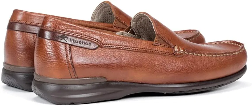 Мужские мокасины Fluchos Orion, Brown Leather 000 — фото 4