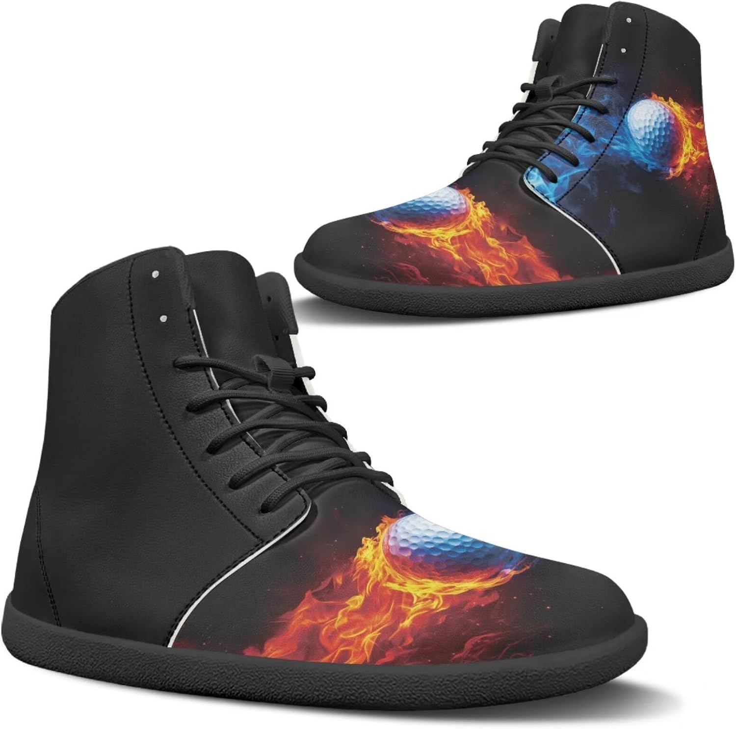 

Кроссовки для мужчин Binienty с кросс-тренингом, легкие высокие многофункциональные минималистичные спортивные туфли, Fire & Water Golf