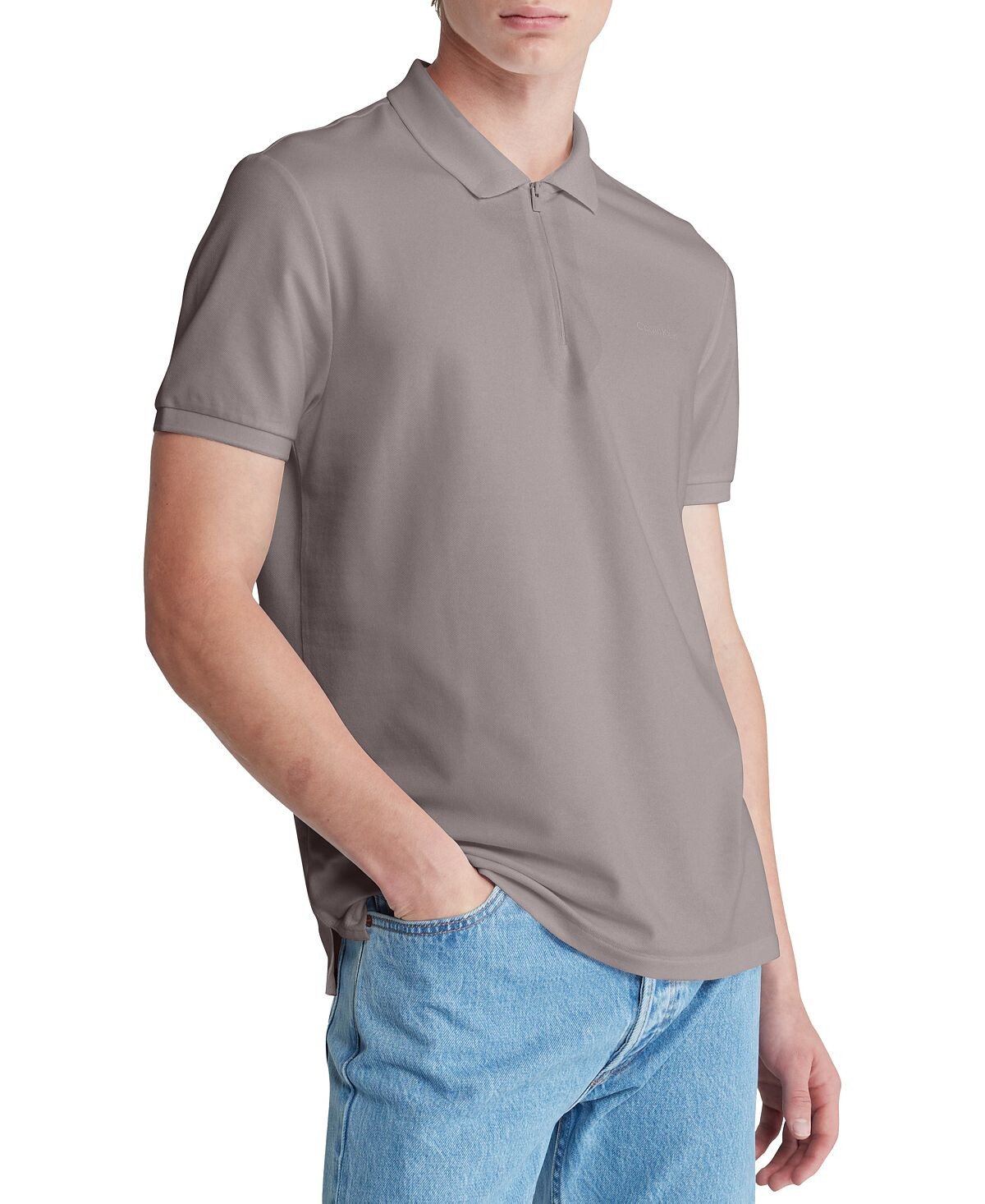 

Мужская рубашка-поло Athletic Tech на молнии Calvin Klein