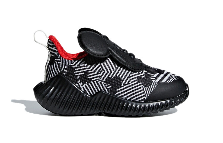 Кроссовки adidas Fortarun Toddler Shoes TD Low-top Black/white/red — фото 2