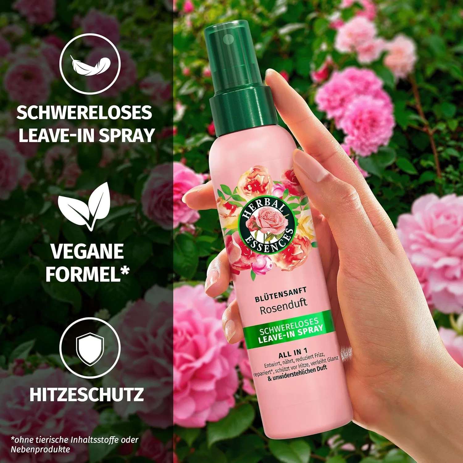 Несмываемый спрей Herbal Essences All In 1 с ароматом розы, 145 мл Herbal Essences — фото 4